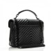 YVES SAINT LAURENT SATCHEL FERRAGEM PRATEADA PRETA