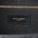 YVES SAINT LAURENT SATCHEL FERRAGEM PRATEADA PRETA