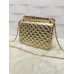 BOLSA VALENTINO DOURADA ROCKSTUD SPIKE M