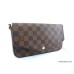 BOLSA LOUIS VUITTON POCHETTE FELICIE  DAMIER EBENE