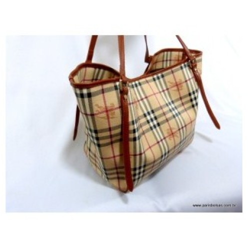 tan burberry bolsa
