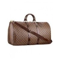 MALA LOUIS VUITTON KEEPALL 60 VIAGEM DAMIER EBENE