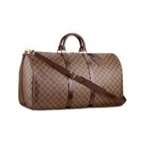 MALA LOUIS VUITTON KEEPALL 60 VIAGEM DAMIER EBENE