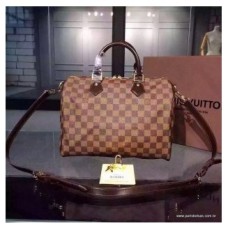 BOLSA LOUIS VUITTON SPEEDY BANDOULIERE 35 DAMIER EBENE