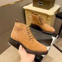 BOTA ARMANI COURO