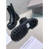 BOTA MILITAR BALENCIAGA COURO