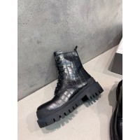 BOTA BALENCIAGA CHUNKY STRIKE CROCO