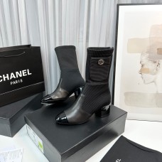 BOTA CHANEL CANO CURTO