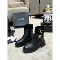 BOTA CANO MEDIO CHANEL 