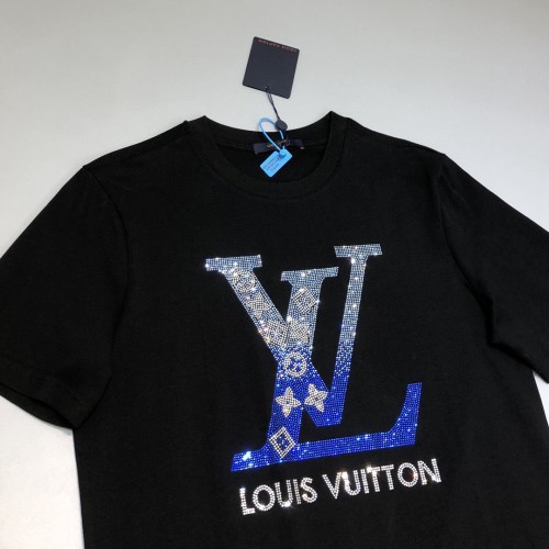 Blusa Louis Vuitton Brick Logo Preta Masculina Original - FKZ37