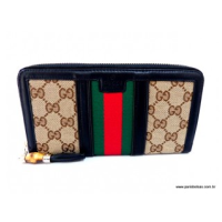 CARTEIRA GUCCI COURO TOP PREMIUM